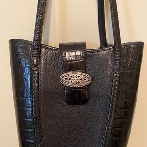 Brighton Black Tote Bag with Sleek Design